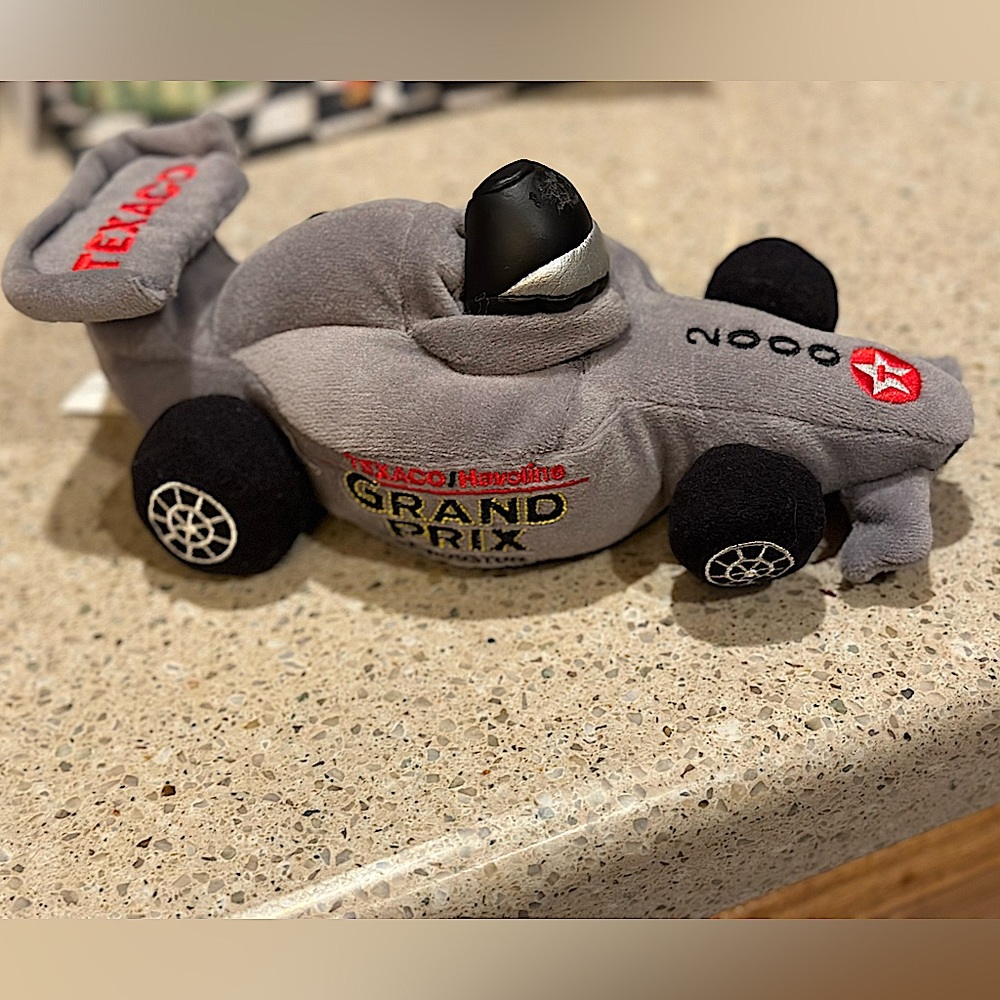 TEXACO Havoline Grand Prix of Houston Texas Plush Race Car 2000 Gas Promo RARE!